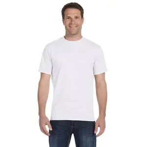 100% Baumwolle O-Ausschnitt Lässig Hochwertige 140Gsm Plain Blank Wahl Werbung Werbung Weiße T-Shirts