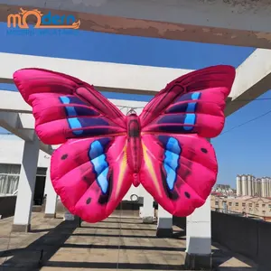 High Quality Inflatable Lighted butterfly Model with Air blower for Advertising Decor