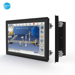 Panel mount waterproof 15 15.6 22 inch industrial sunlight readable Capacitive touch screen lcd monitor