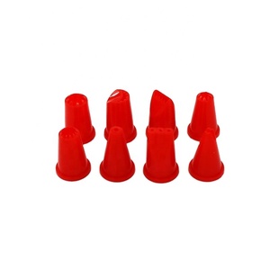 12 pollici rosso creativo cottura pasticceria strumenti di decorazione della torta fai da te 8 ugelli set sacchetto di tubazioni di glassa biodegradabile in silicone - Product Image 4