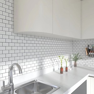 Pegatinas de Pared Autoadhesivas, Impermeables, de Vinilo PVC 3D, <span class=keywords><strong>para</strong></span> Decoración de Cocina, Baño y Paredes - Product Image 2