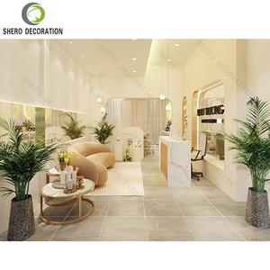 Design d'intérieur moderne pour salons de coiffure, armoire murale de salon de coiffure personnalisée et durable, vitrine de présentation durable pour salon de manucure - Product Image 6