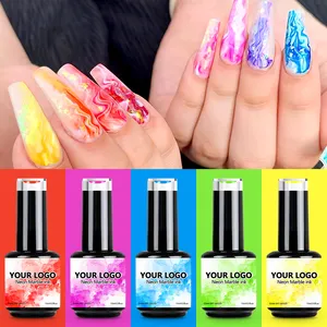 Westink Beauty 12 couleurs Summer Neon Marble Ink Gel liquide pour ongles art