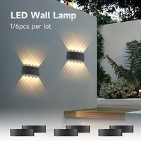 Applique murale LED décorative antique en aluminium étanche pour intérieur/extérieur, à brancher, type applique murale ou lampe murale LED