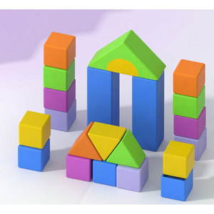 Juego de Parque Infantil Interior de Plástico Colorido con Arco de Escalada y Bloques para Área de Juegos para Niños - Product Image 4