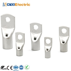 Cnxi Heavy Duty Pin Cáp Lugs thiếc T2 ống đồng nhanh chóng dây <span class=keywords><strong>Lug</strong></span> kết nối ô tô Trần khoen hình ống Vòng thiết bị đầu cuối - Product Image 4