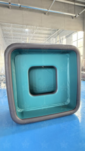 Piscine Spa Gonflable d'Usine Chinoise, Vente en Gros, Logo Personnalisé, <span class=keywords><strong>Jacuzzi</strong></span> Gonflable en PVC pour Extérieur et Jardin - Product Image 5