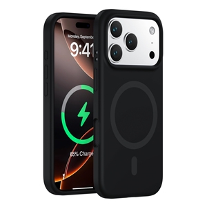 <span class=keywords><strong>Custodia</strong></span> in silicone da 3400 Gauss con interno in microfibra <span class=keywords><strong>per</strong></span> iPhone 17 Pro Max 16 Plus 15 14, design magnetico, custodie <span class=keywords><strong>per</strong></span> cellulari in silicone - Product Image 1