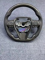 Volant en fibre de carbone personnalisé pour Toyota Corolla Camry Avalon RAV4 EZ 2018 2019 2020 2021 2022 2023 2024