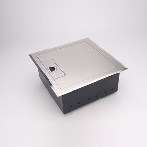 Boîte de sortie au sol avec prise électrique, boîte de base et sortie de câble à fermeture automatique - Product Image 1