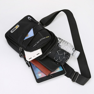 Men's Chest Bag Oxford Cloth Durable Outdoor Sports Cycling Crossbody Travel Phone Shoulder Bag Grey Dark Blue Army Green Black - Product Image 4