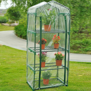 Mini serre à 3 étagères pour balcon, jardin, semis, herbes et <span class=keywords><strong>crocus</strong></span> - Product Image 2