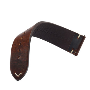 Bracelet de montre en cuir pleine fleur italien, en cuir de veau imperméable, plusieurs couleurs et tailles, cuir huilé vintage - Product Image 4