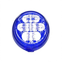 Neue 12V Blaue LED Superhelle IP65 Wasserdichte 80W Stroboskop-Warnleuchte für Motorräder