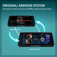 Autoradio portable Android 12 8+128G avec écran tactile GPS WIFI 4G USB BT Carplay Stéréo RGB OBD2 Amplificateur pour BMW F30 F31 F34