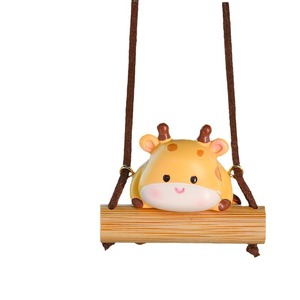 Colgante de resina para coche Ruijie Panda, decoración de animales de dibujos animados para el interior del coche - Product Image 5