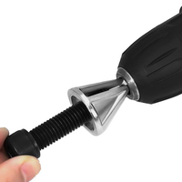 Outil de chanfrein externe d'ébavurage de tige hexagonale en acier au carbone de 1/4 "enlever le foret de fraise pour cylindre en métal