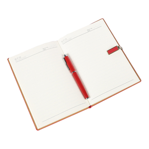 Nhà Máy Bán buôn tùy chỉnh A5 PU Kinh Doanh da máy tính xách tay bìa cứng Memo với nam châm đóng cửa giá rẻ tùy chọn cho máy tính xách tay - Product Image 4