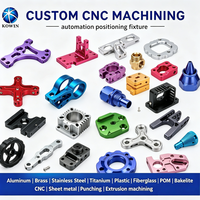 Bloc de référence de positionnement personnalisé en aluminium 6061 usiné CNC pour machines de traitement haute vitesse