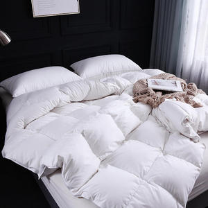 Có thể tùy chỉnh màu trắng vịt xuống Comforter 100% bông lông bằng chứng khoan bằng chứng vải chống bụi Mite rửa tay mùa đông Duvet cover - Product Image 4