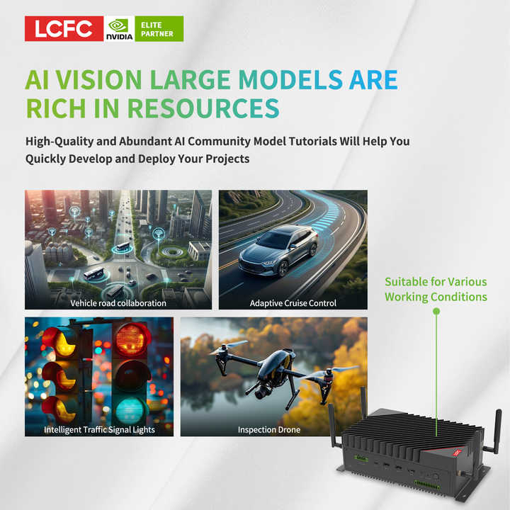 LCFC Jetson Orin Nano Super AI Edge Computer B500E with DIDO Interface ...
