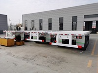 Remorque à plateau tri-essieux LUEN de 40, 45 et 53 pieds pour le transport en climat froid en Russie