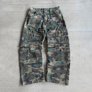 Pantalon détachable personnalisé multi-poches Convertible tactique Jogger Shorts et pantalons Vêtements de travail pour hommes Baggy Camo Cargo Pants - Product Image 1