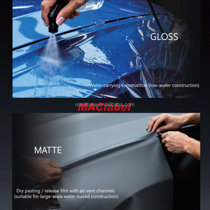MACtape TPU Self-Heal Coat Película de cambio de color Película automotriz de alto rendimiento Película de poliuretano termoplástico de alto brillo - Product Image 3