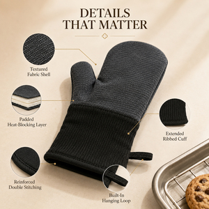 Guante de Cocina Aislante de Calor, Antiescaldaduras, para Proteger las Manos, en Oferta - Product Image 3