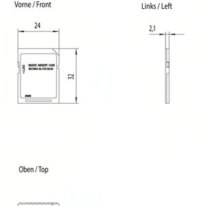 6ES7954-8LF03-0AA0可编程存储卡SIMATIC用于S7-1200 SINAMICS逻辑可编程控制器模块卡 - Product Image 6
