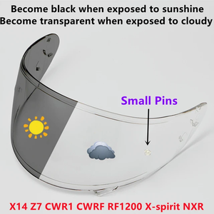 Mũ bảo hiểm photochromic Visor lá chắn cho K1/k3sv/K5 X14/Z7/Z8/X15/nxr2/cwr1/rf1200/rf1400/rx7x/Pista/crwf Kem chống nắng - Product Image 4