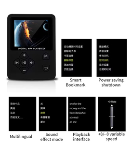 Factory Custom Mini <b>Portable</b> MP4 <b>Player</b> Color Screen Voice Recorder TF Card Support for Student Sport Running - Product Image 6
