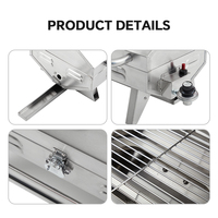 HOMFUL-Barbecue au propane pour bateau, barbecue à gaz, support pliable