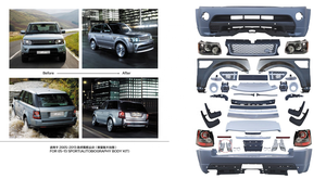 Facelift L320 Body Kit per Land <span class=keywords><strong>Rover</strong></span> <span class=keywords><strong>Range</strong></span> <span class=keywords><strong>Rover</strong></span> <span class=keywords><strong>Sport</strong></span> 2002-2009 aggiornamento a 2010 2011 2012 ricambi Auto <span class=keywords><strong>accessori</strong></span> Auto - Product Image 3
