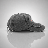 Topi Baseball Unisex Vintage Katun Adjustable Model Dad Hat, Gaya Old School Distressed, Cocok untuk Olahraga