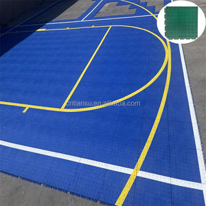 Baldosas de suelo entrelazadas para cancha de baloncesto profesional móvil TPV suelo para deportes al aire libre - Product Image 6