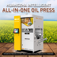 Presse à huile commerciale automatique 1500W, extraction à froid et à chaud, en acier inoxydable, pour olives, arachides, tournesol
