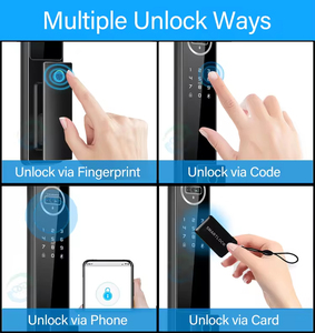 New 4.5 "TFT LCD Video intercom 3D Nhận dạng khuôn mặt mật khẩu vân tay kỹ thuật số 3D tuya Wifi cửa thông minh khóa PST-D1 Pro Max - Product Image 5
