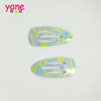 Vente en gros de nouveaux clips à cheveux pour enfants, clips BB colorés et ondulés, clips mignons en forme de goutte d'eau, pinces à cheveux pour filles, accessoires pour cheveux