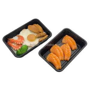 1000 ml Blister-Mini-Transparentes geteiltes Einweg-Tischgeschirr Fast-Food-Einlagen für Lebensmittelverpackung zum Mitnehmen mit Deckel ps