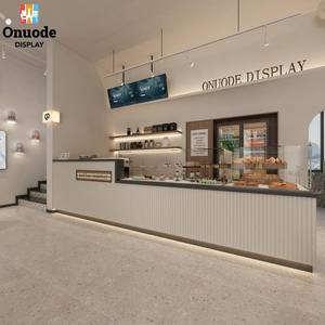 Quiosco de Café Moderno con Iluminación LED para Diseño de Cafeterías, Exhibición y Almacenamiento en Cafeterías y Bares - Product Image 2