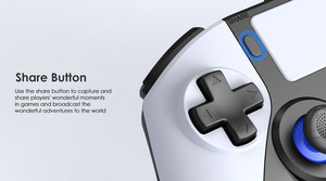 Không dây điều khiển xử lý <span class=keywords><strong>Joystick</strong></span> cho ps5 điều khiển rung cảm giác cơ thể Macro lập trình không dây BT Game pad điều khiển - Product Image 6