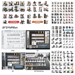 Solución Integral para Gimnasios Comerciales, Paquete de Equipos de Fitness, Instalación Profesional de Gimnasios, Diseño Personalizado, Servicio OEM y ODM - Product Image 1