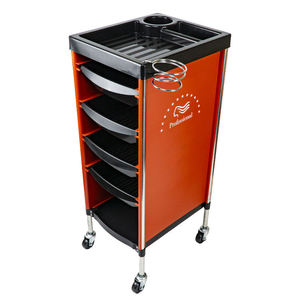 Carrito de Barbería Moderno de Metal, Multifuncional, con Ruedas, Organizador de Almacenamiento Rodante para Muebles de Salón y Peluquerías - Product Image 4