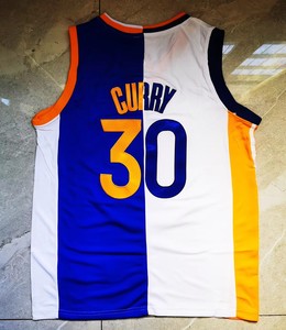 Haute qualité maille à séchage rapide doré Stephen <span class=keywords><strong>Curry</strong></span> 30 Poole 3 broderie cousue <span class=keywords><strong>noir</strong></span> maillots uniformes de basket-ball personnalisés - Product Image 4