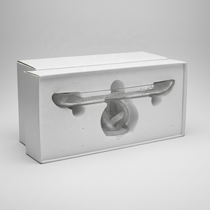 Bandeja Decorativa Rectangular de Vidrio con Patrón Floral Grabado, Diseño Contemporáneo, Pieza Única - Product Image 6