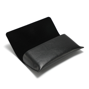 2025 헝겊과 판지 안경 선글라스 케이스 하드 종이 보드 부드러운 가죽 내부 인쇄 로고 가죽 안경 케이스 - Product Image 5