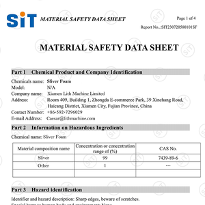 Phòng thí nghiệm vật liệu bạc bọt Ag Bạc bọt mở di động kim loại bọt giá cho pin nghiên cứu - Product Image 6