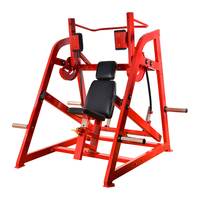Équipement de fitness de gymnastique commerciale nouvelle presse de bras chargée de plaque de conception et machine d'exercice de muscle arrière