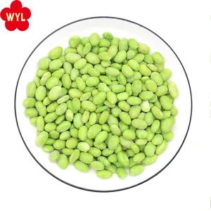 China Import Frozen Vegetables IQF Soybean Peeled Edamame Kernels Deep Blanched Bulk Packing 75#